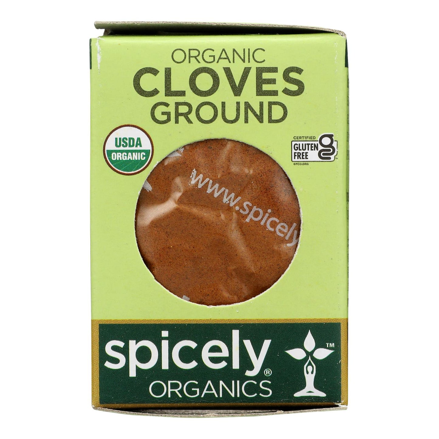 Spicely Organics - Organic Cloves - Ground - Case of 6 - 0.4 Ounce.