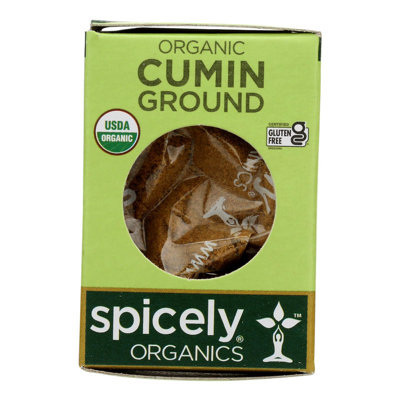 Spicely Organics - Organic Cumin - Ground - Case of 6 - 0.45 Ounce.