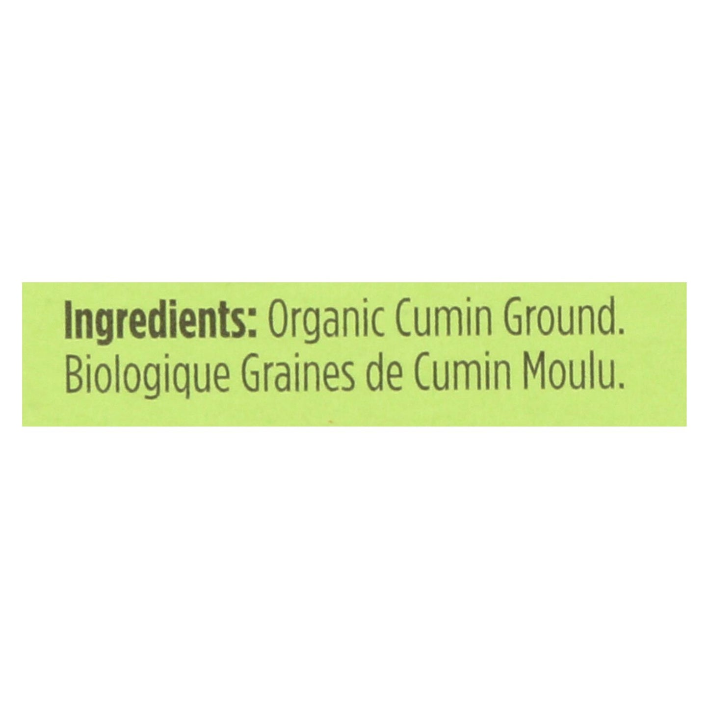 Spicely Organics - Organic Cumin - Ground - Case of 6 - 0.45 Ounce.