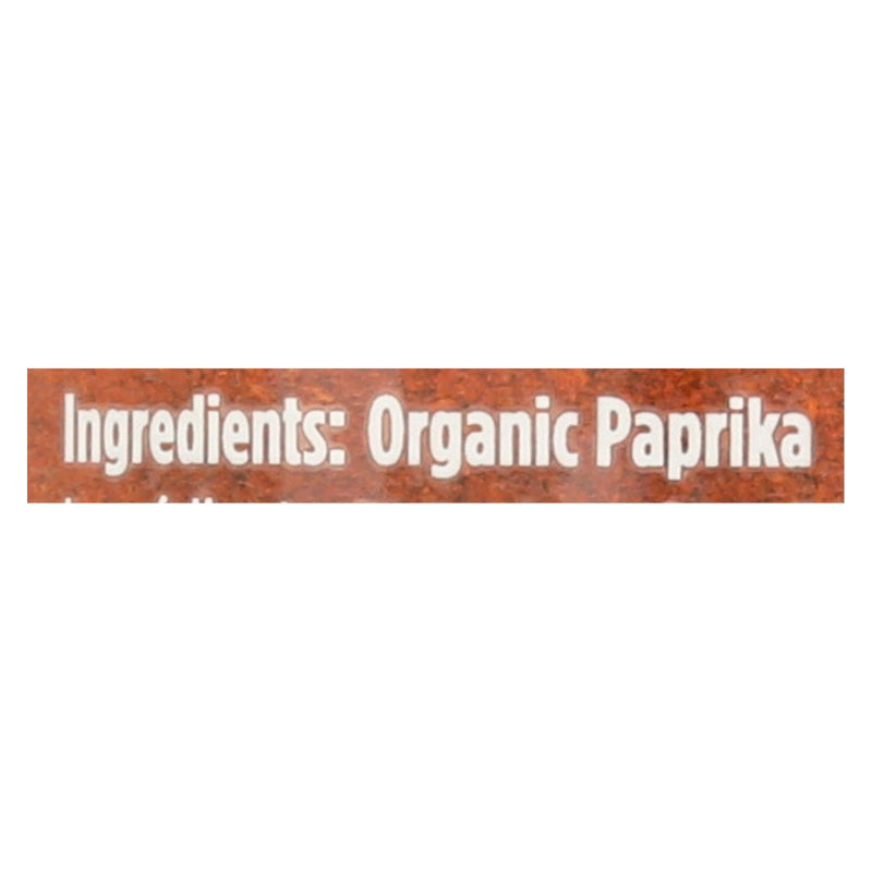 Spicely Organics - Organic Paprika - Case of 3 - 1.7 Ounce.