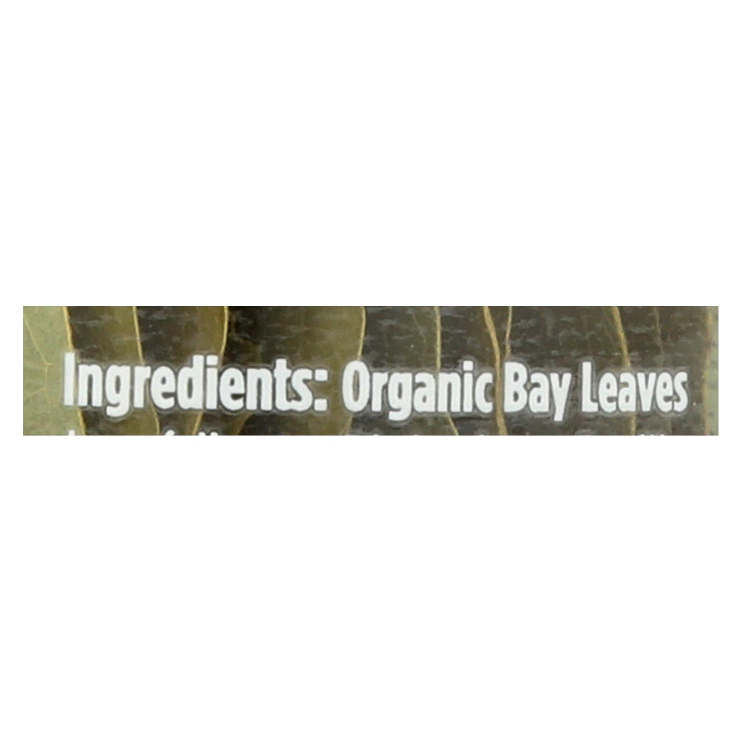 Spicely Organics - Organic Bay Leaves - Case of 3 - 0.09 Ounce.