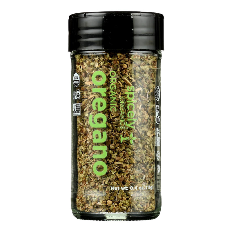 Spicely Organics - Organic Oregano - Case of 3 - 0.4 Ounce.