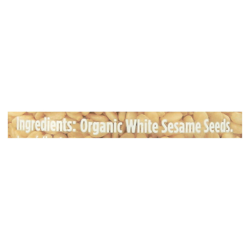 Spicely Organics - Organic Sesame - White - Case of 3 - 2 Ounce.