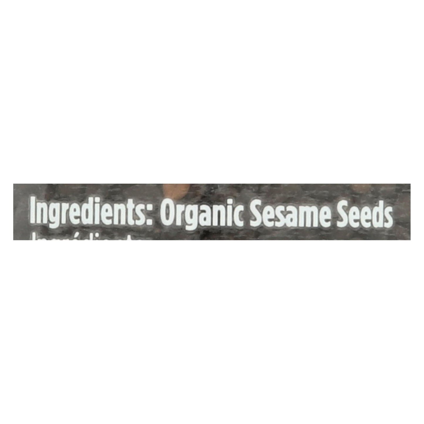 Spicely Organics - Organic Sesame - Black - Case of 3 - 2 Ounce.