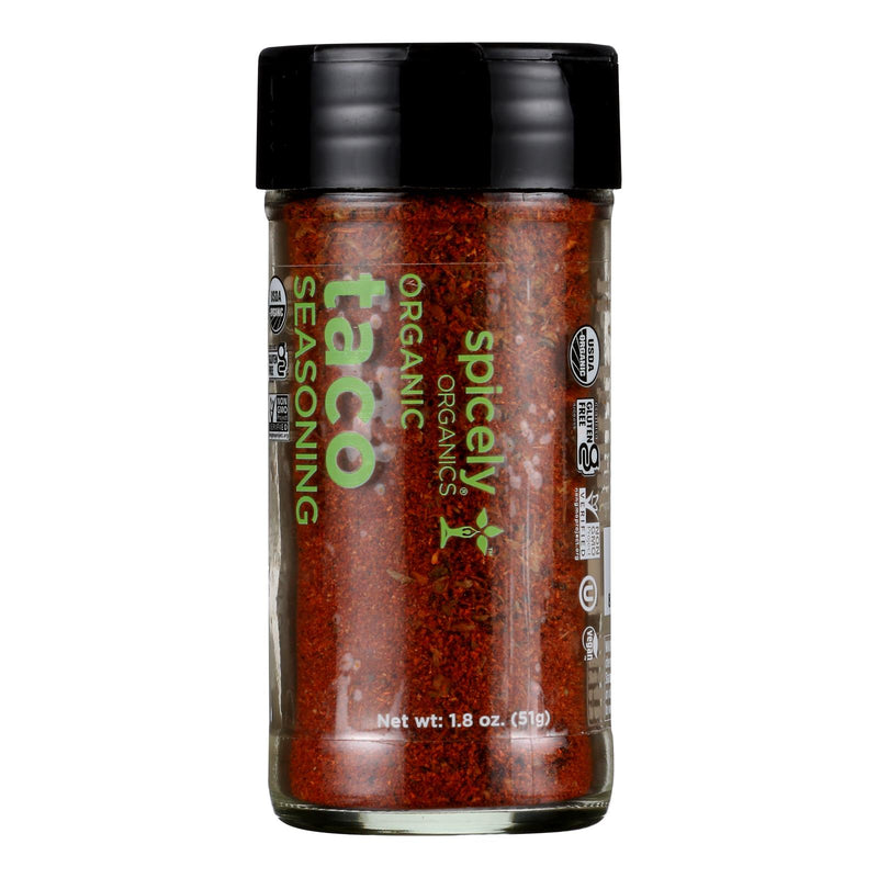 Spicely Organics - Organic Taco Seasoning - Case of 3 - 1.8 Ounce.