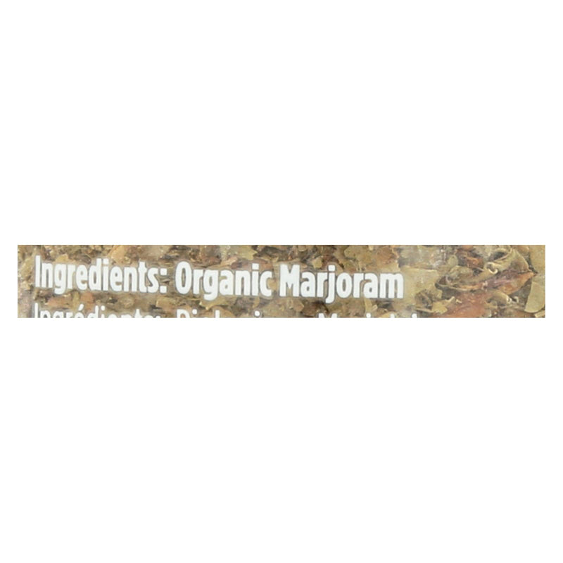 Spicely Organics - Organic Marjoram - Whole - Case of 3 - 0.5 Ounce.