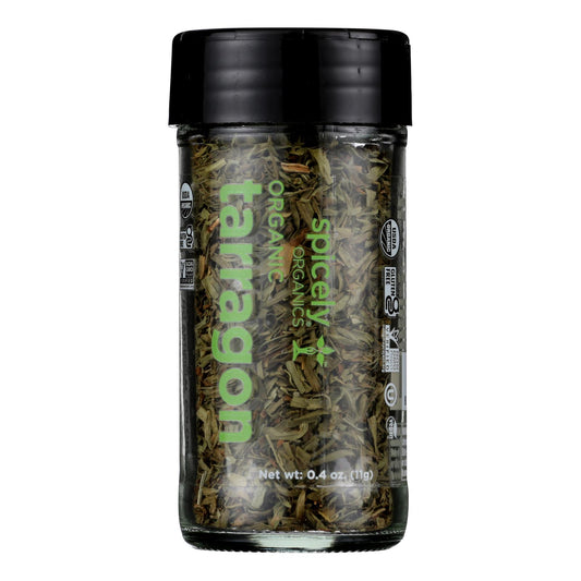 Spicely Organics - Organic Tarragon - Case of 3 - 0.4 Ounce.