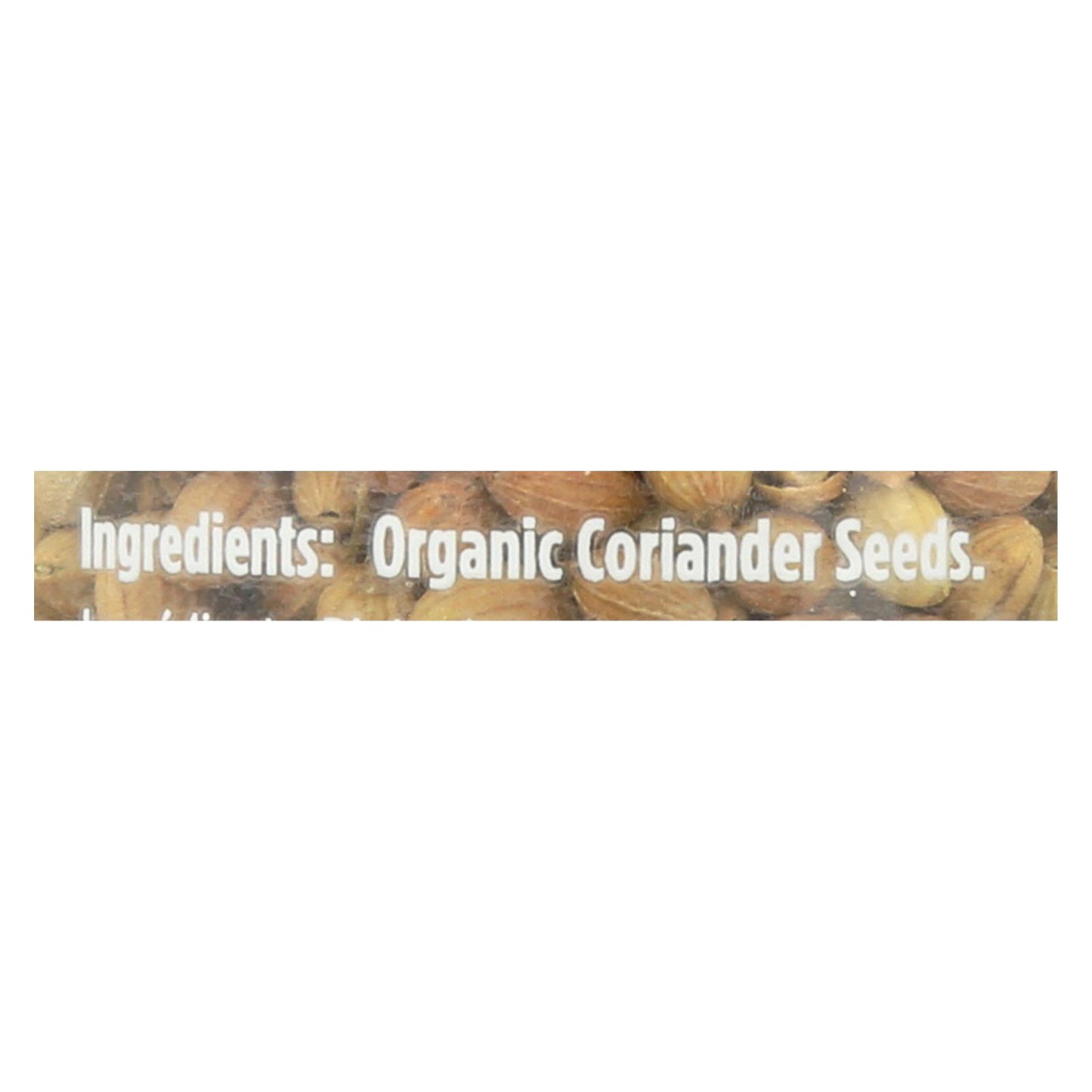 Spicely Organics - Organic Coriander Seeds - Case of 3 - 0.7 Ounce.