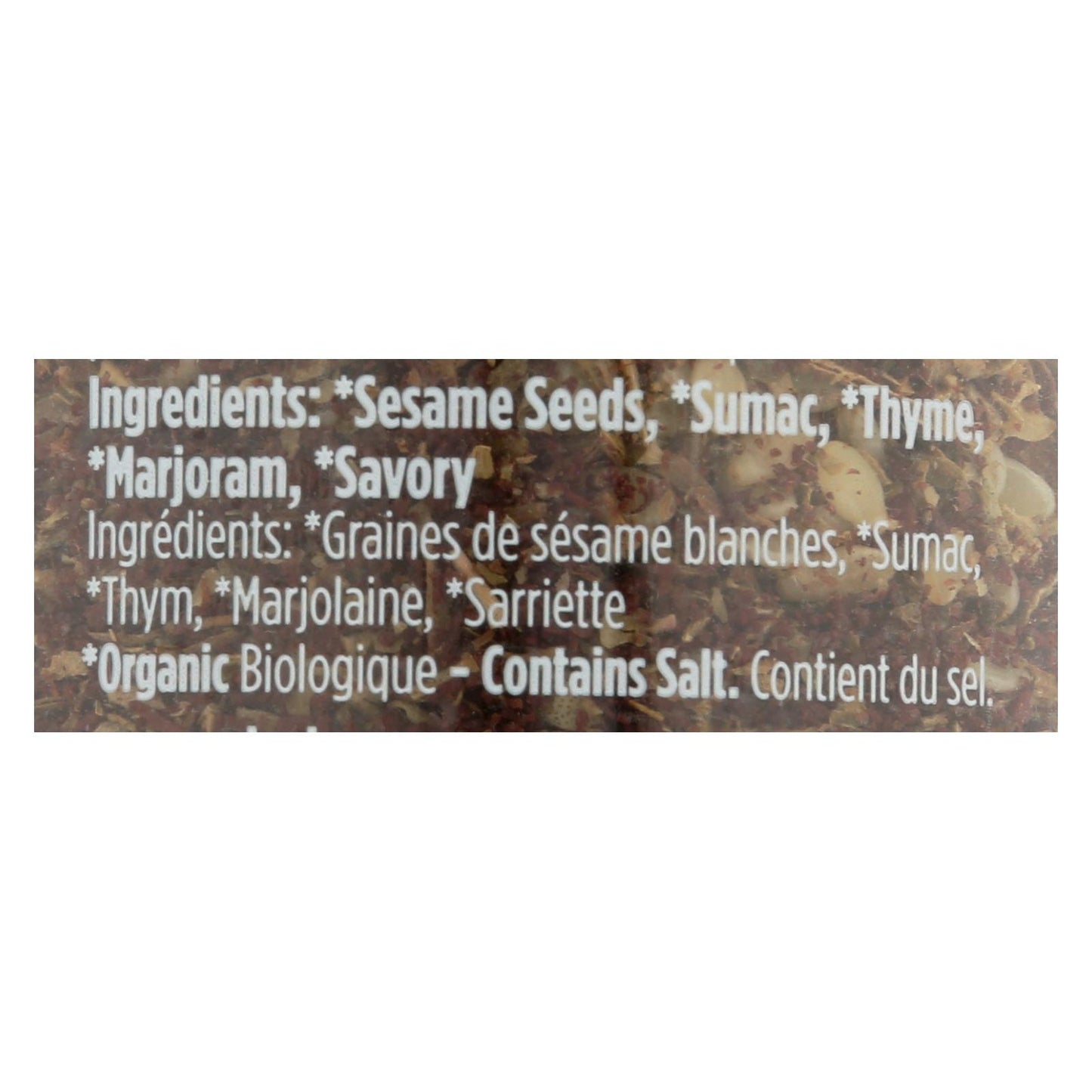 Spicely Organics - Organic Zaatar Seasoning - Case of 3 - 1.4 Ounce.