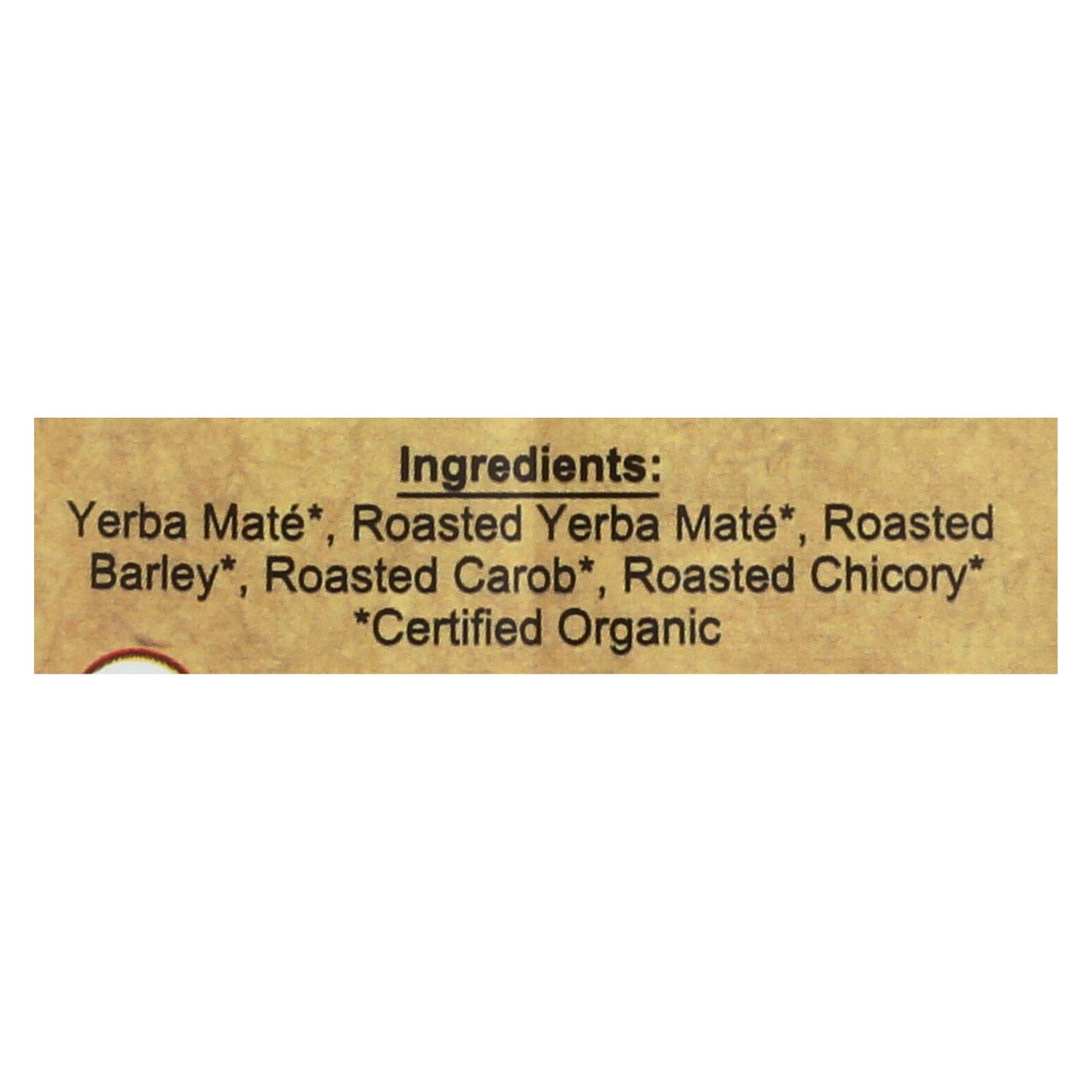 Mate Factor Organic Dark Roast Yerba Mate Loose Tea  - Case of 6 - 12 Ounce