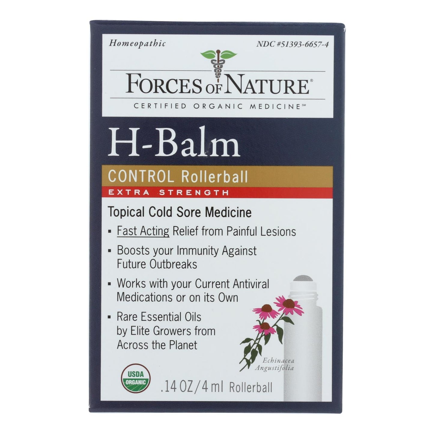 Forces Of Nature - H Balm Control Xs - 1 Each - 4 ML