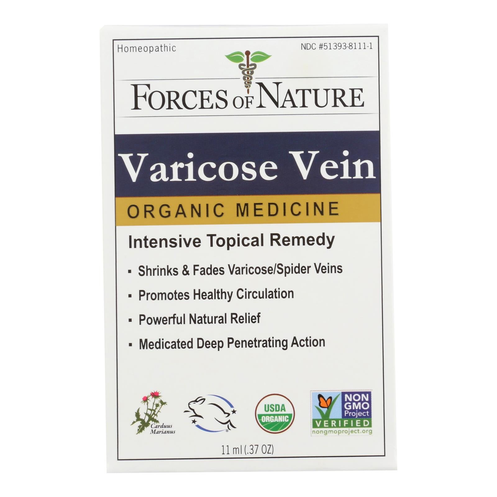 Forces Of Nature - Varicose Vein Control - 1 Each - 11 ML
