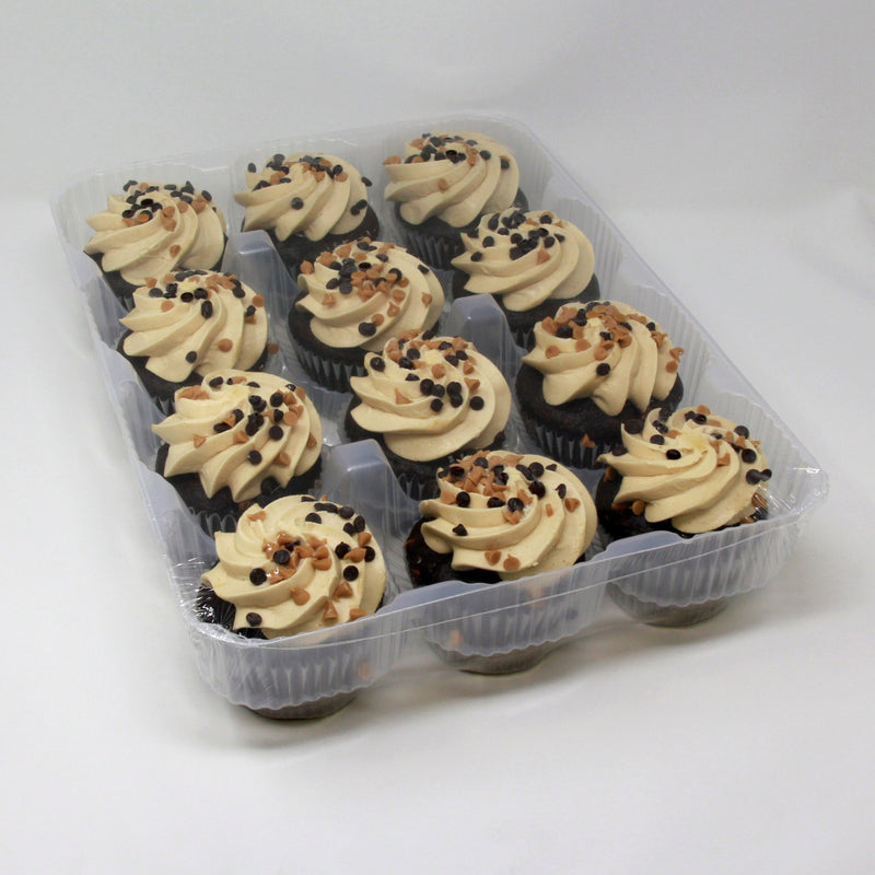 Sweet Sam's Chocolate Peanut Butter Cupcake 12 Each - 1 Per Case.