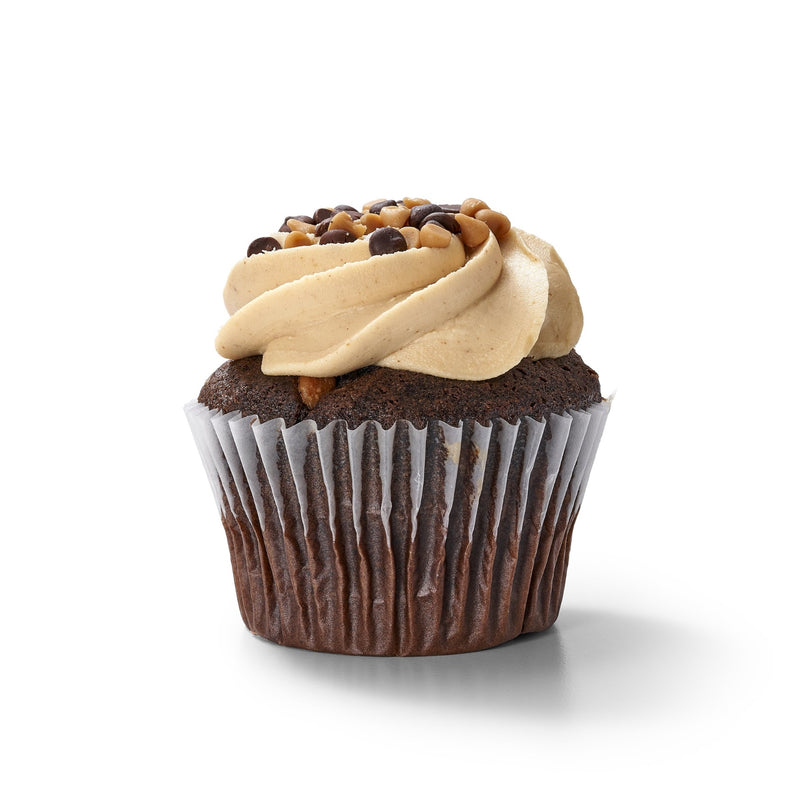 Sweet Sam's Chocolate Peanut Butter Cupcake 12 Each - 1 Per Case.