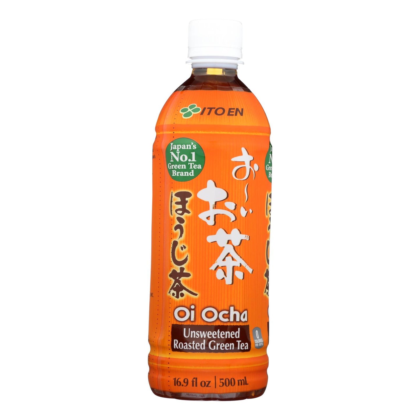 Ito En Oi Ocha Roasted Green Tea  - Case of 12 - 16.9 Fluid Ounce