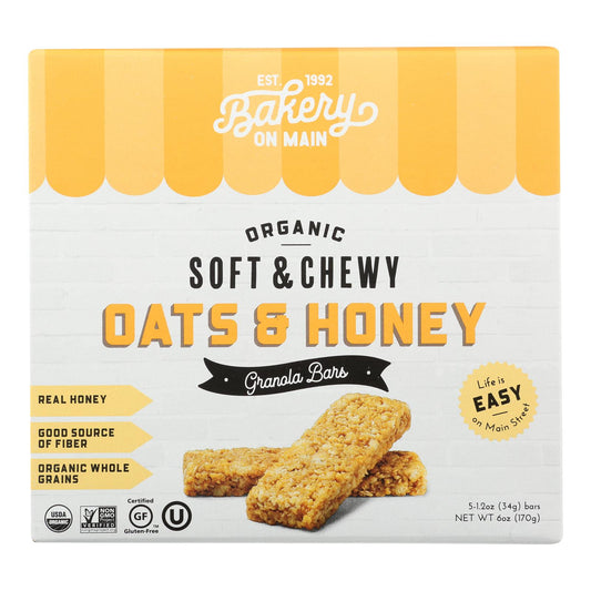 Bakery On Main - Granola Bar Oats/hny - Case of 6-5/1.2 Ounce