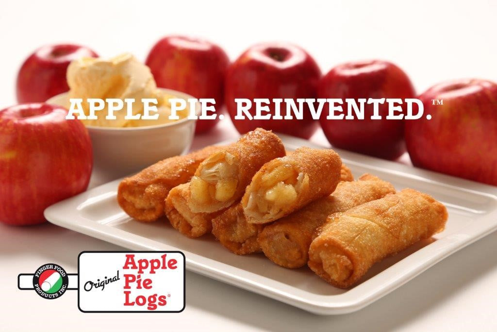 The Original Apple Pie Logs Apple Pie Log Ovnfry 72 Count Packs - 1 Per Case.