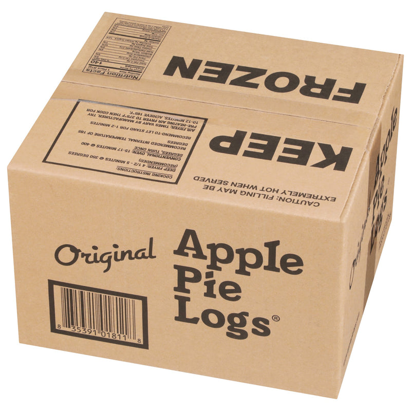 The Original Apple Pie Logs Apple Pie Log Ovnfry 72 Count Packs - 1 Per Case.