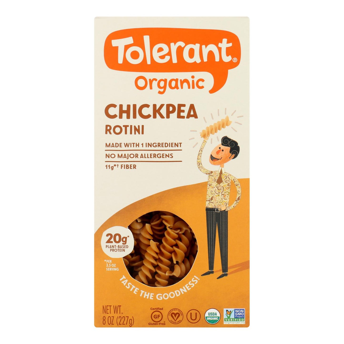 Tolerant - Psta Bb Chckpea Rotin - Case of 6 - 8 Ounce