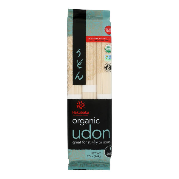 Hakubaku Organic Udon - Case of 8 - 9.52 Ounce.