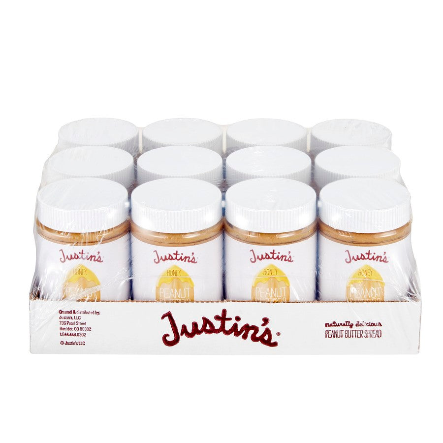 Justin's Jar Honey Peanut Butter 16 Ounce Size - 12 Per Case.