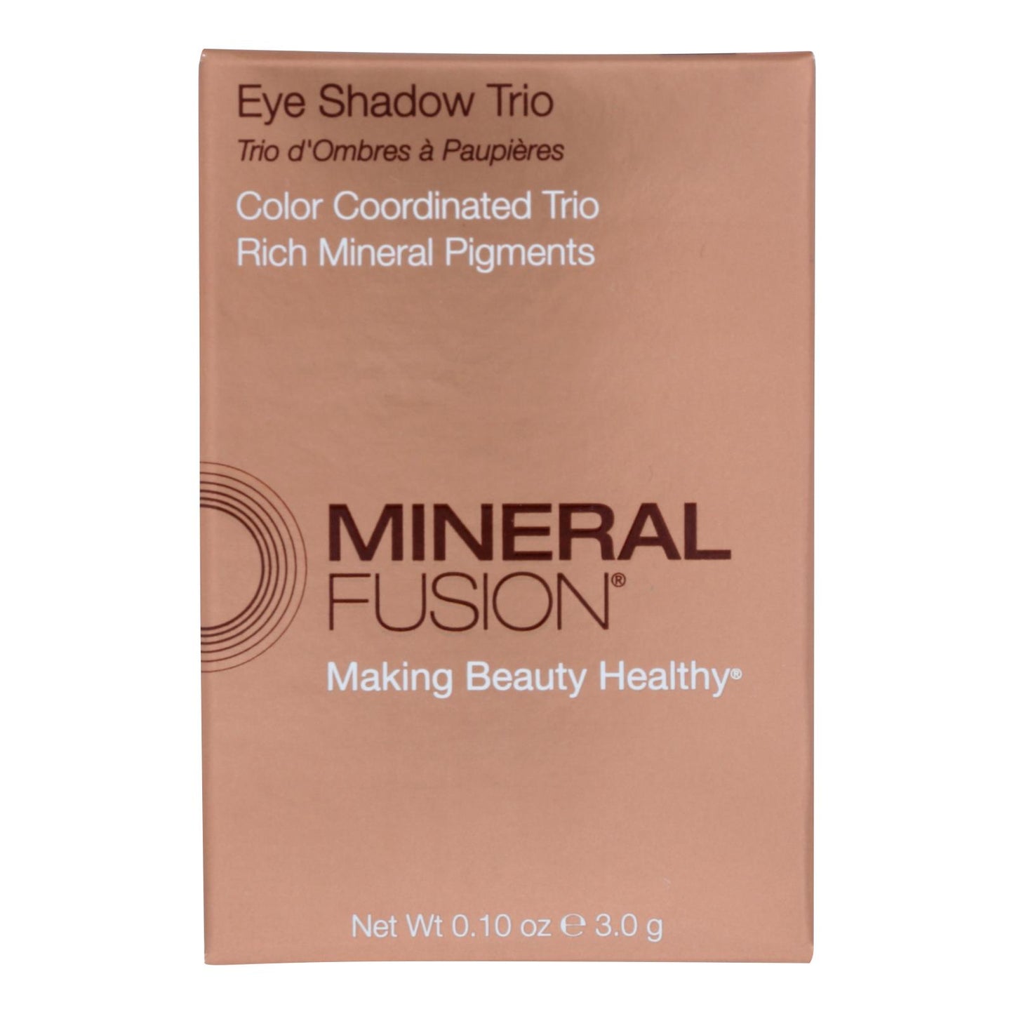 Mineral Fusion - Eye Shadow Trio - Rose Gold - 0.1 Ounce.