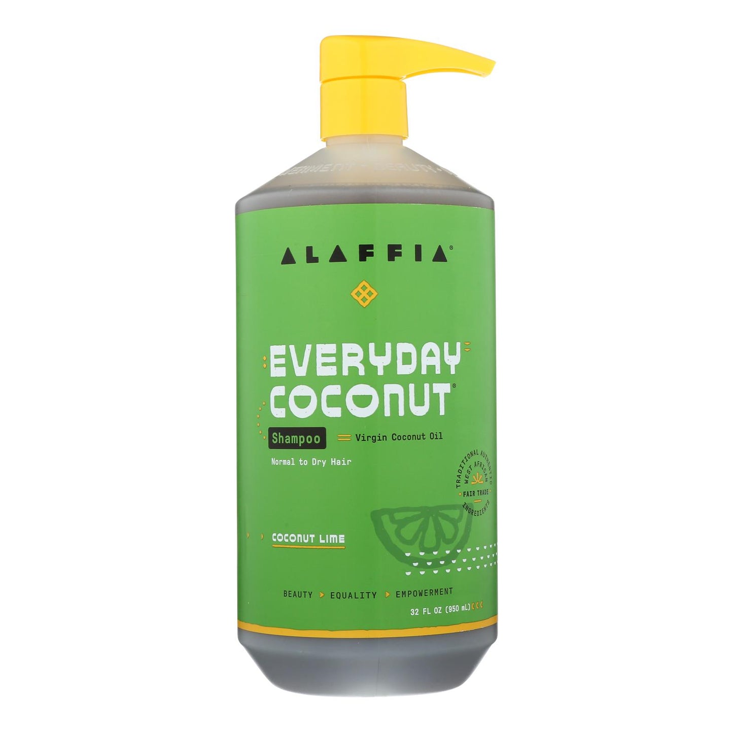 Alaffia - Everyday Shampoo - Coconut Lime - 32 fl Ounce.