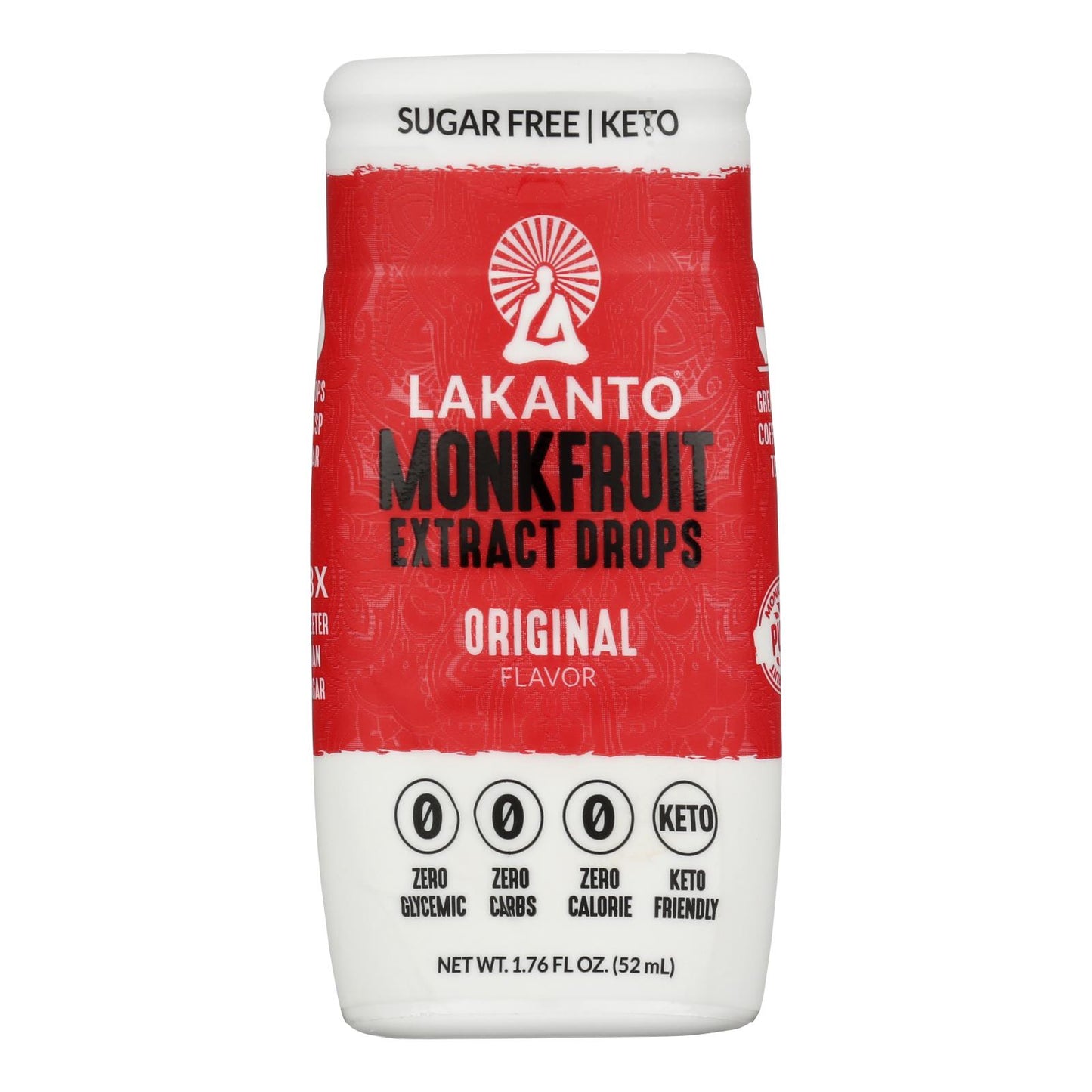 Lakanto - Lq Swtnr Mnkfruit Original Sugar Free - Case of 6-1.76 Fluid Ounce