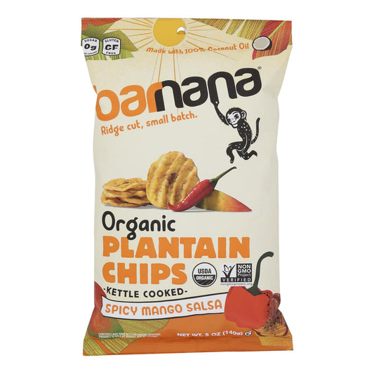 Barnana - Plntn Chps Spicy Mango - Case of 6-5 Ounce