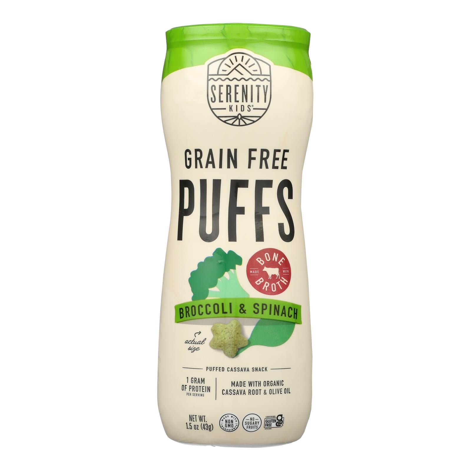 Serenity Kids - Puff Bn Brth Brc Spin - Case of 6-1.5 Ounce