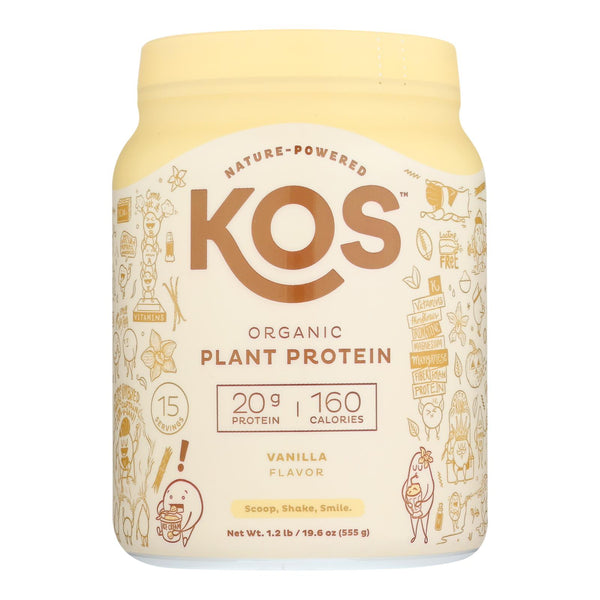 Kos - Protein Pwdr  Vanilla - 1 Each -20.6 Ounce