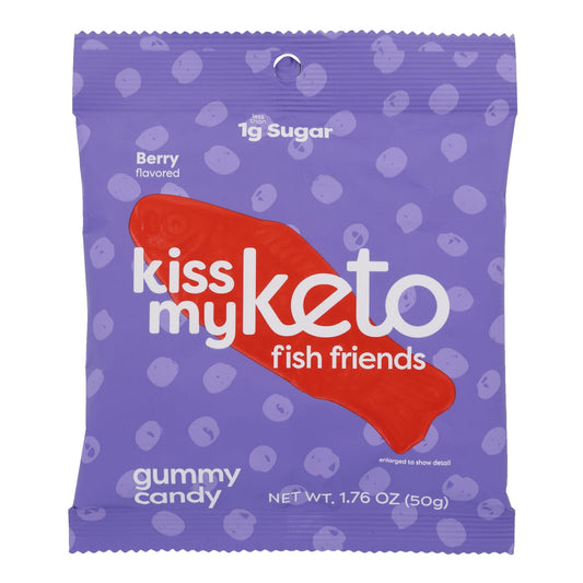 Kiss My Keto - Keto Gummy Fish Friends - Case of 6-1.76 Ounce