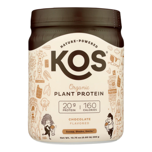 Kos - Protein Powder Chocolate - 1 Each-13.75 Ounce