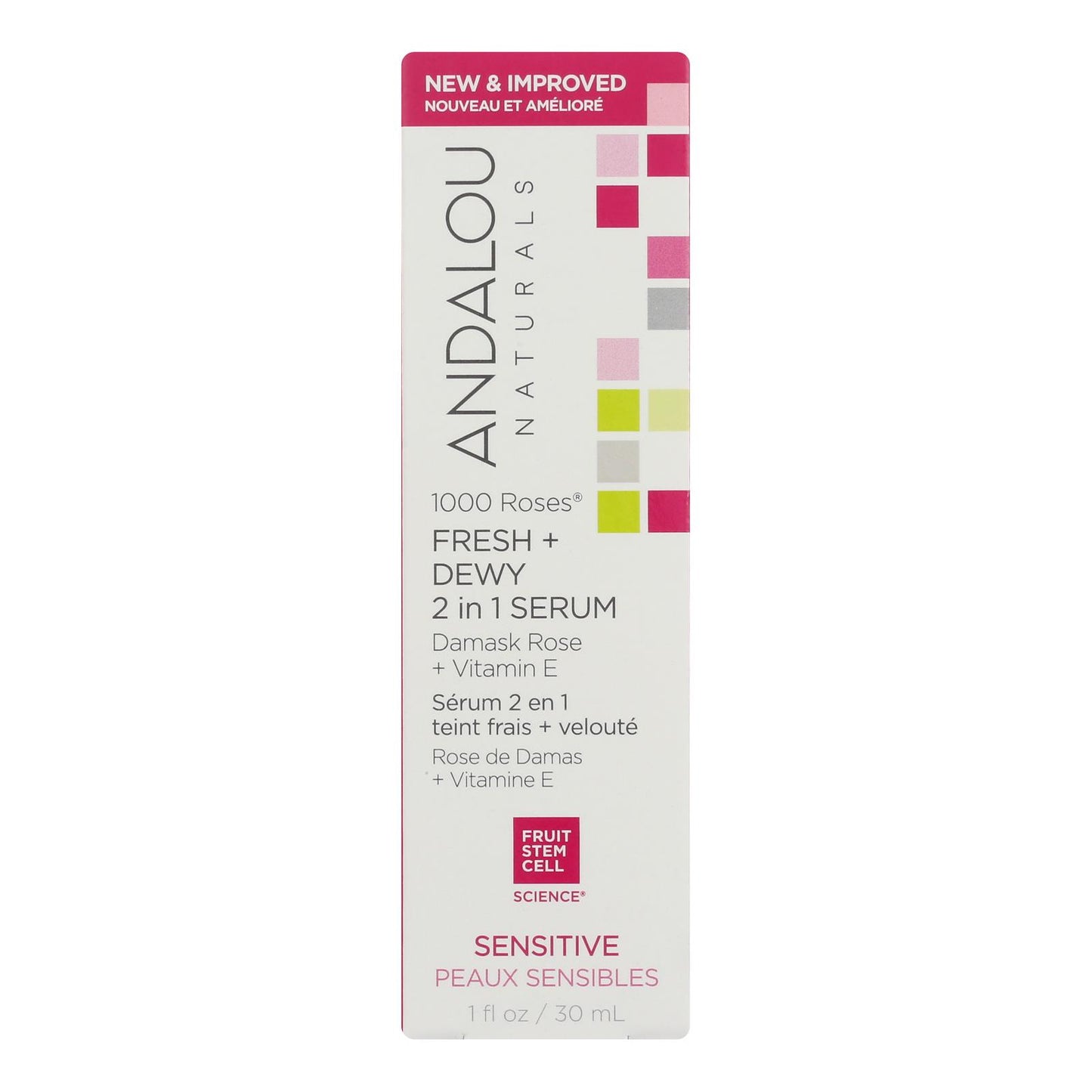 Andalou Naturals - Face Serum Fresh Dewy - 1 Each-1 Fluid Ounce