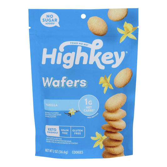 High Key - Cookie Wafer Vanilla Keto - Case of 6-2 Ounce