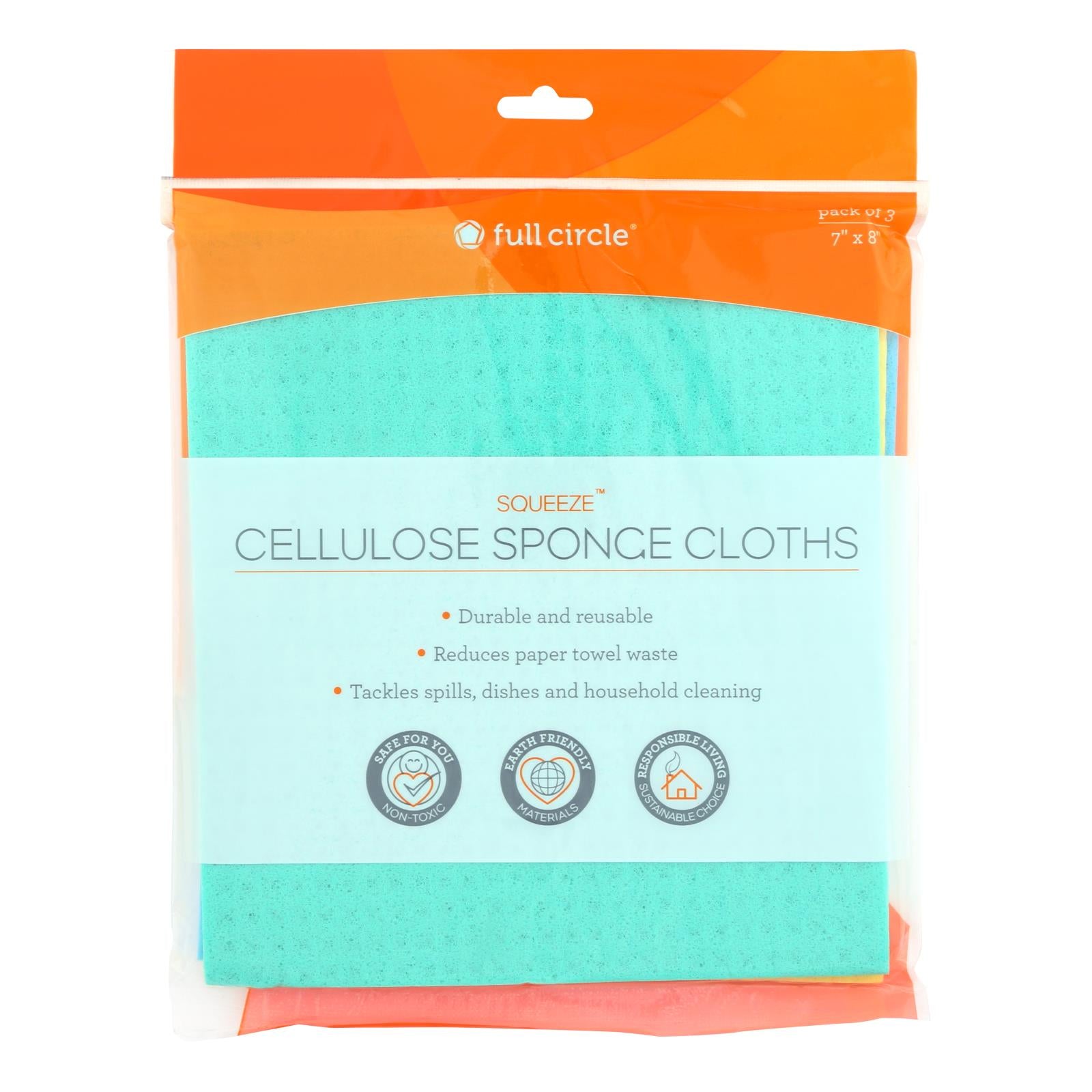 Full Circle Home - Cellulose Spng Cloth Sqz - EA of 1-3 Count