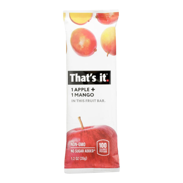 That's It Fruit Bar - Apple and Mango - Case of 12 - 1.2 Ounce