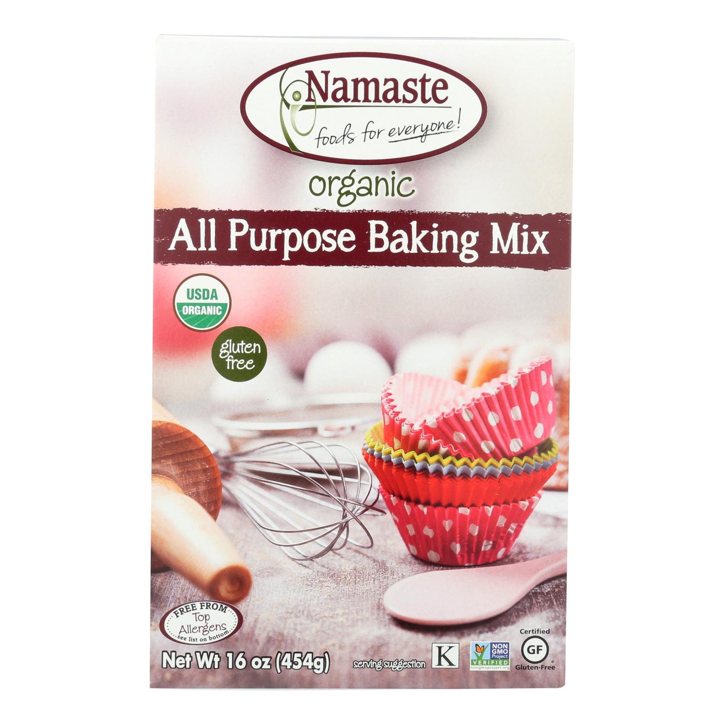 Namaste Foods Organic All Purpose Baking Mix - Case of 6 - 16 Ounce