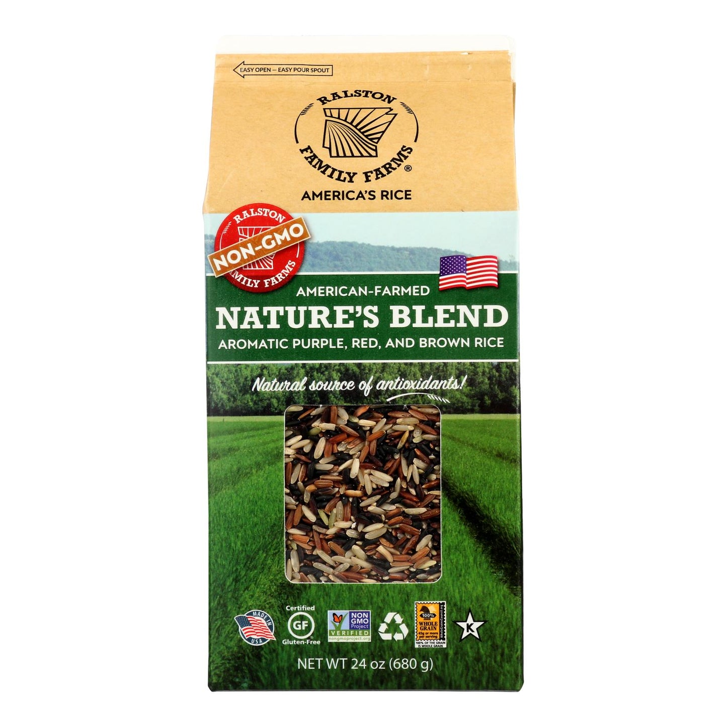 Ralston Family Farms - Rice Nature`s Blend - Case of 6-24 Ounce