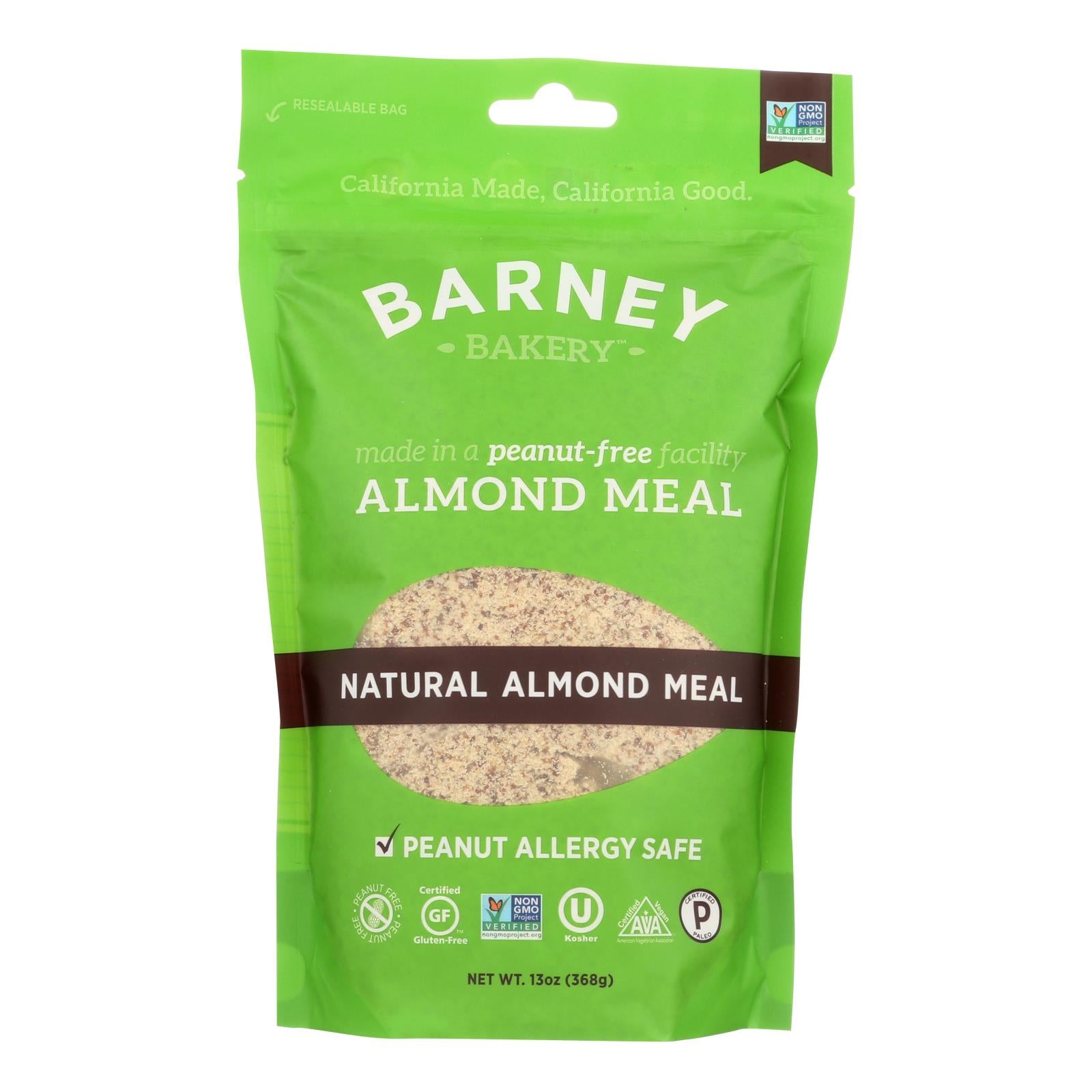 Barney Butter Almond Meal  - Case of 6 - 13 Ounce