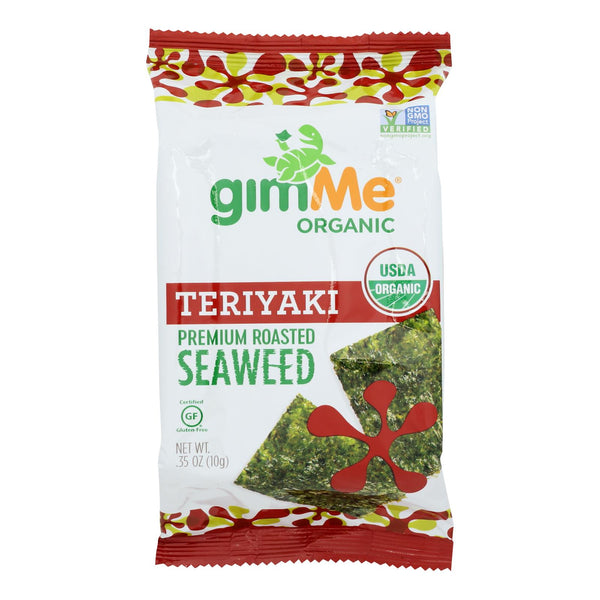 Gimme Organic Roasted Teriyaki - Case of 12 - 0.35 Ounce.