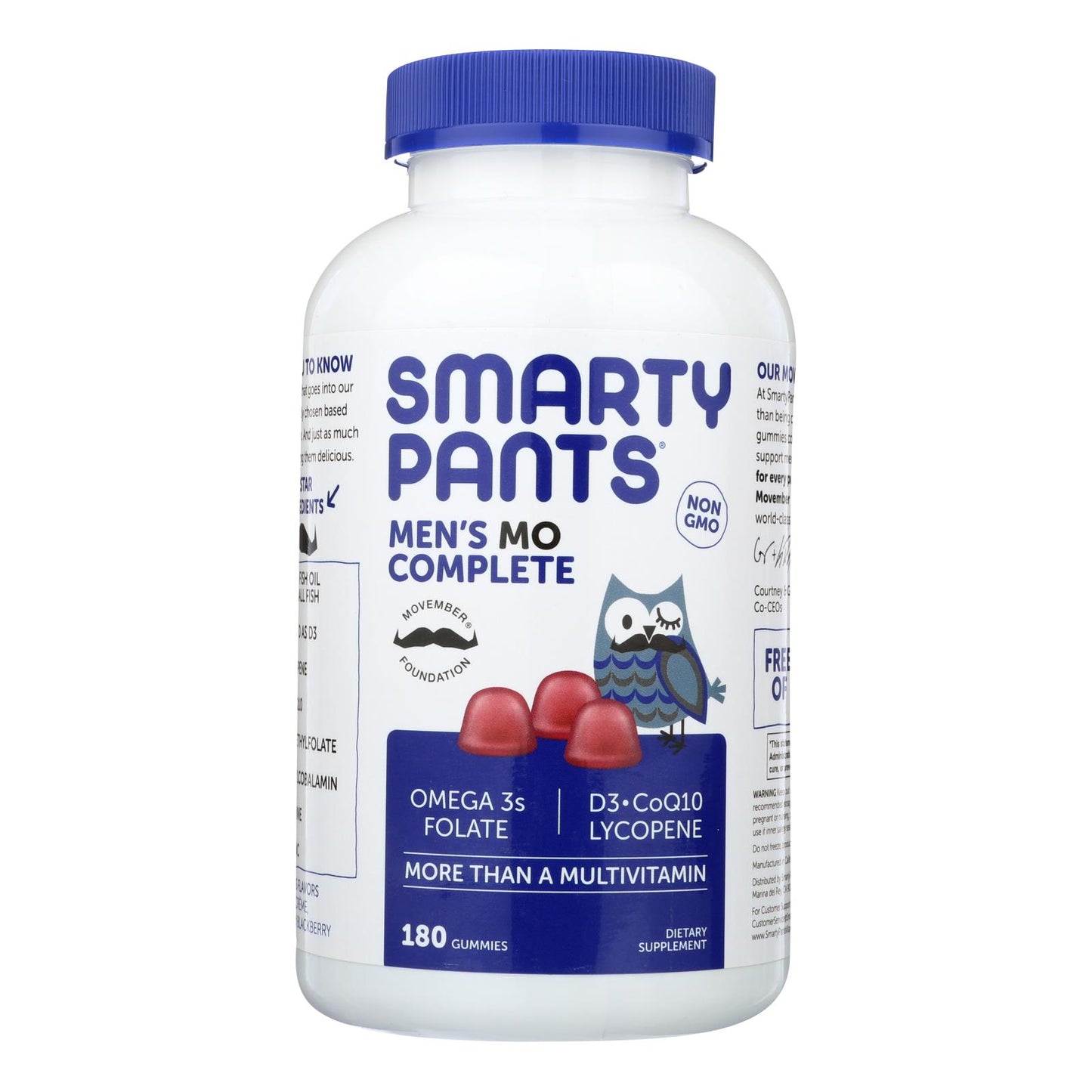 SmartyPants Men's Complete - 180 count