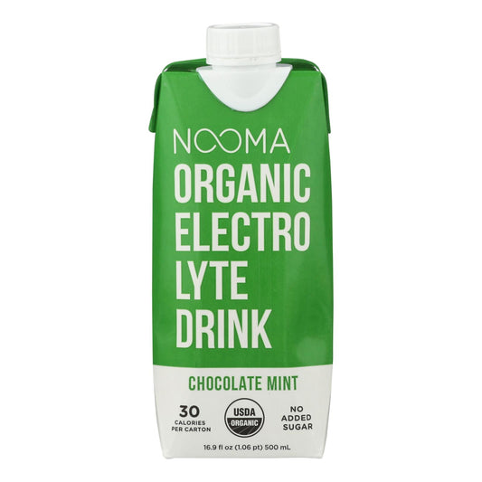 Nooma Electrolite Drink - Organic - Chocolate Mint - Case of 12 - 16.9 fl Ounce