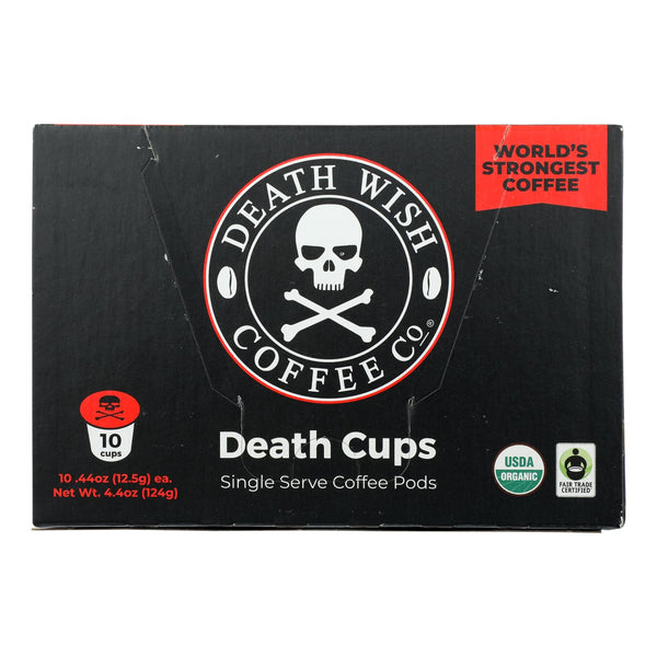 Death Wish Coffee - Coffee Single Serve Cup - Case of 6-10 Count