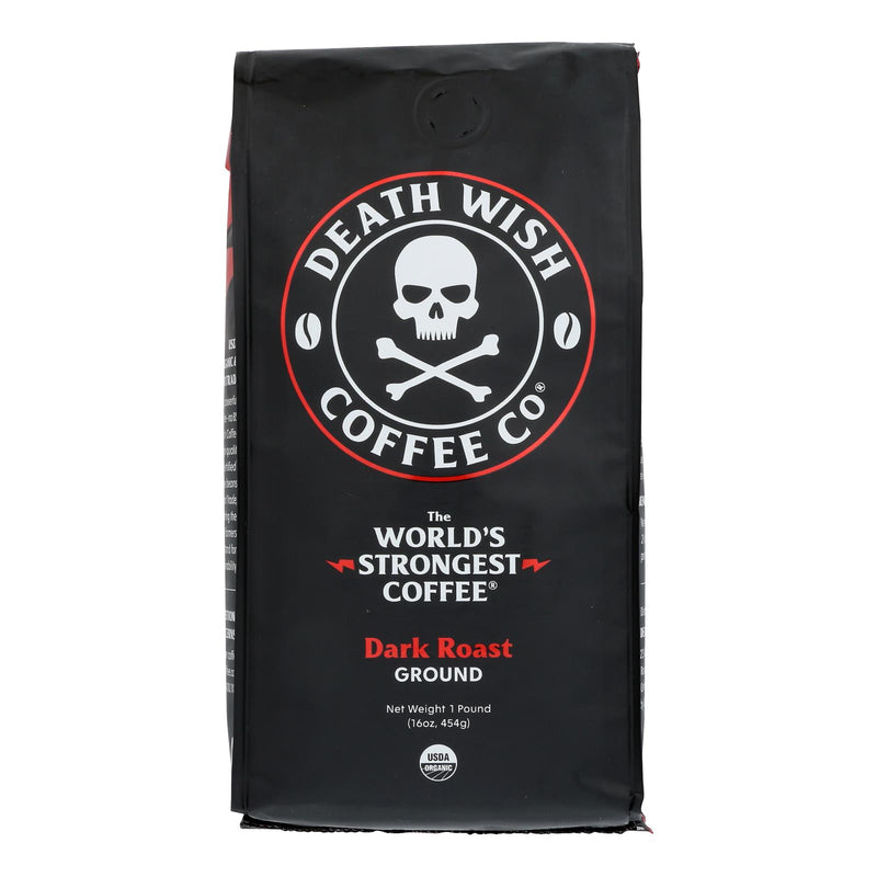 Death Wish Coffee - Coffee Ground - Case of 6-16 Ounce