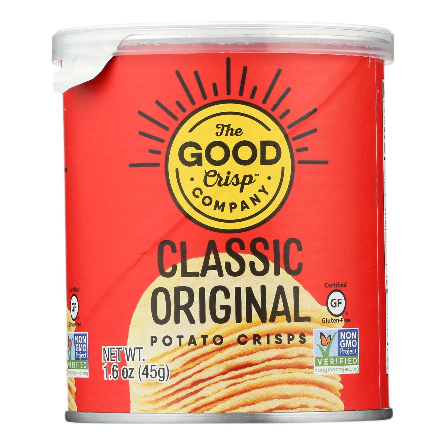 The Good Crisp Company Potato Crisps - Original - Case of 12 - 1.6 Ounce