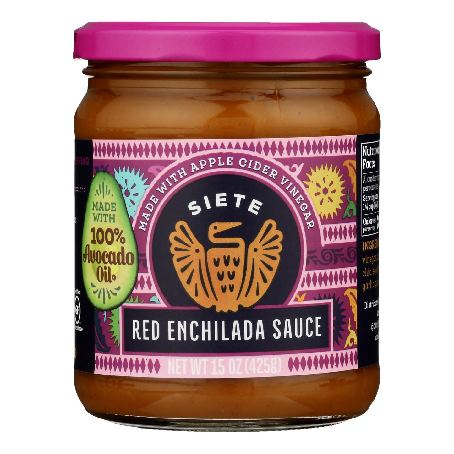 Siete - Sauce Red Enchilada - Case of 6-16 Ounce