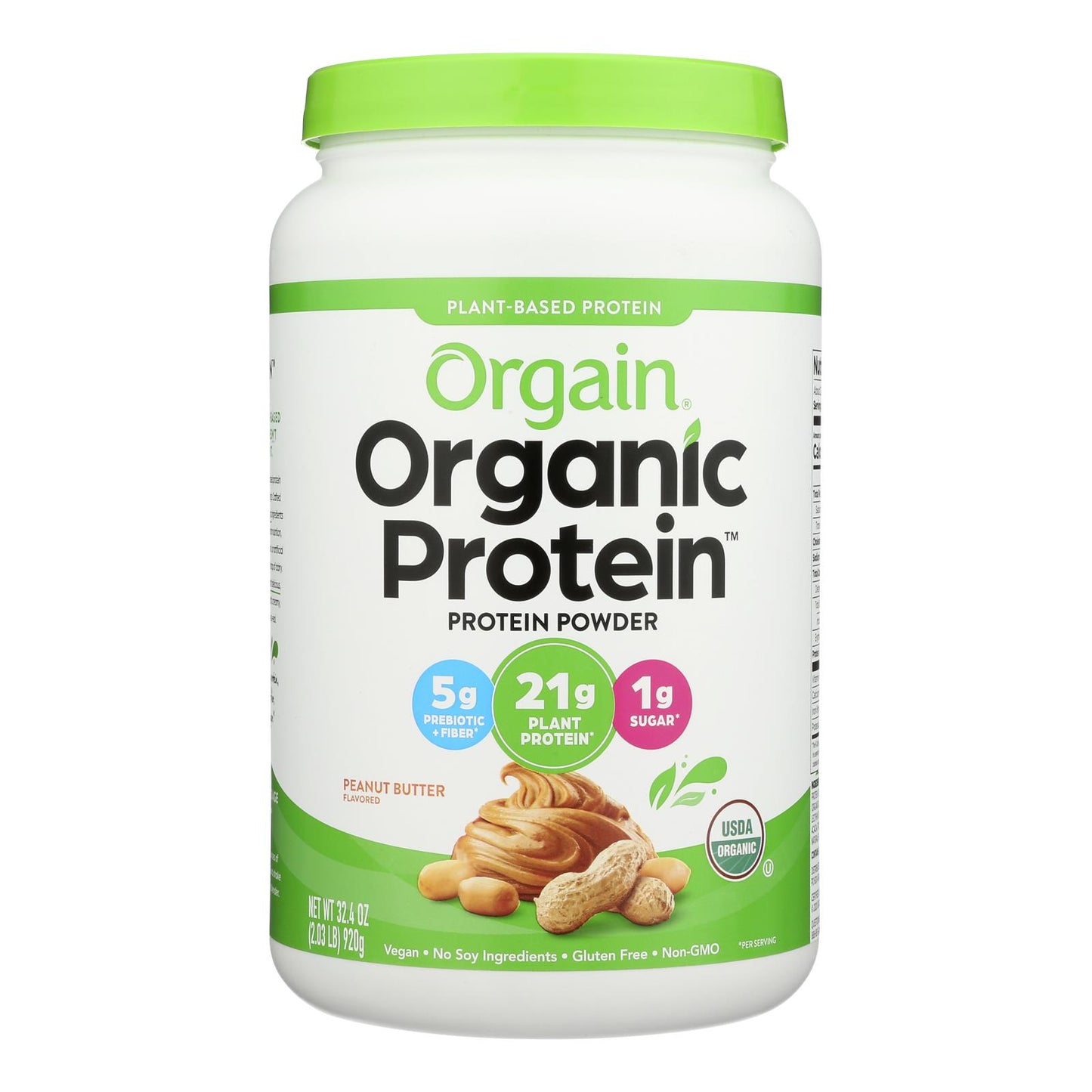 Orgain Organic Plant  Based Protein Powder  - 1 Each - 2.03 LB