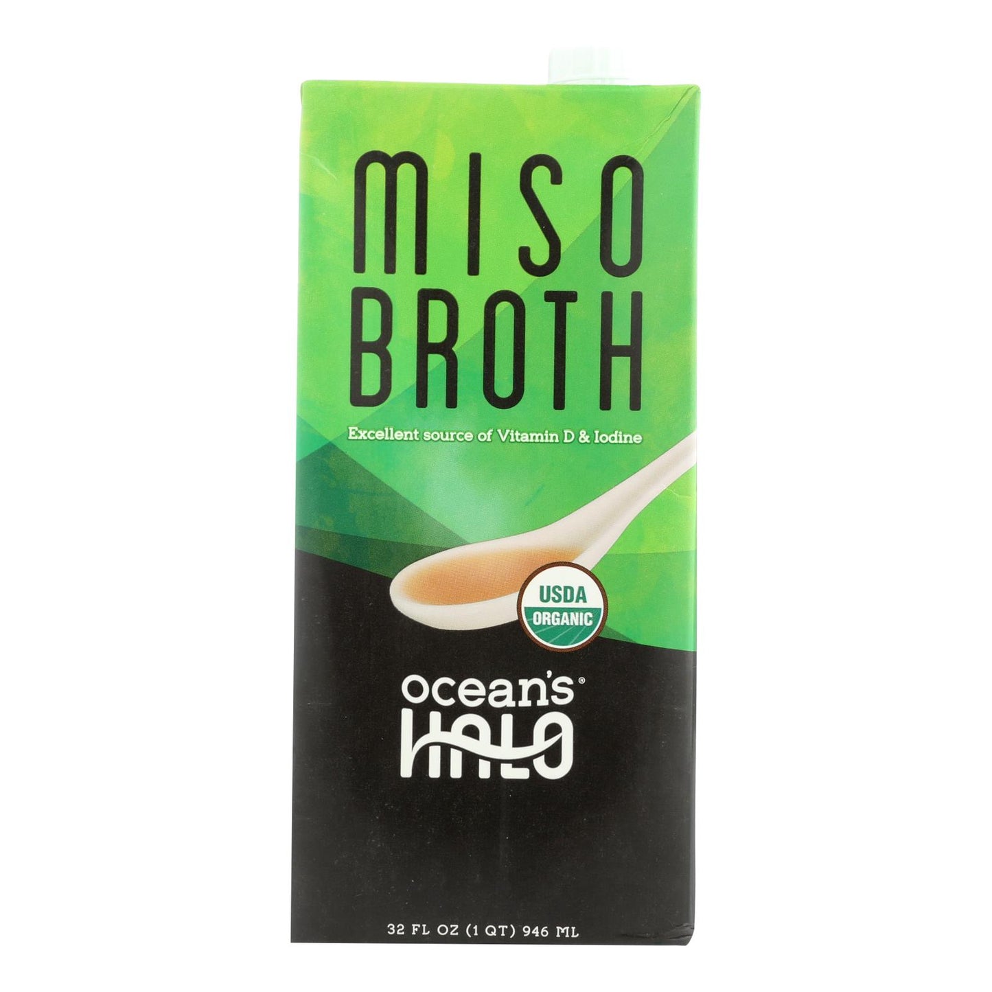 Ocean's Halo Broth Miso  - Case of 6 - 32 Fluid Ounce