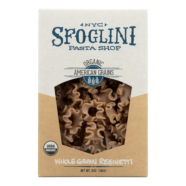 Sfoglini Whole Grain Blend Reginetti - Case of 6 - 12 Ounce.